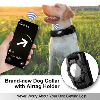 Waterproof Dog Collar Holder for Air Tag