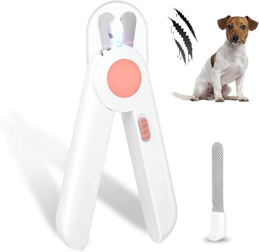 Pet nail clipper with LED