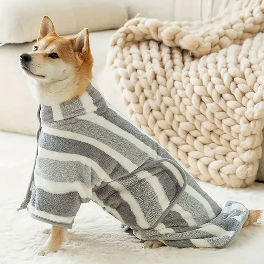 Dog bathrobe bath towel