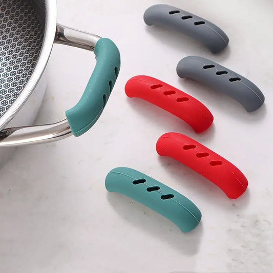 Silicone Anti-scald Pot Handle Cover🥘 (Pack of 2 Pair )