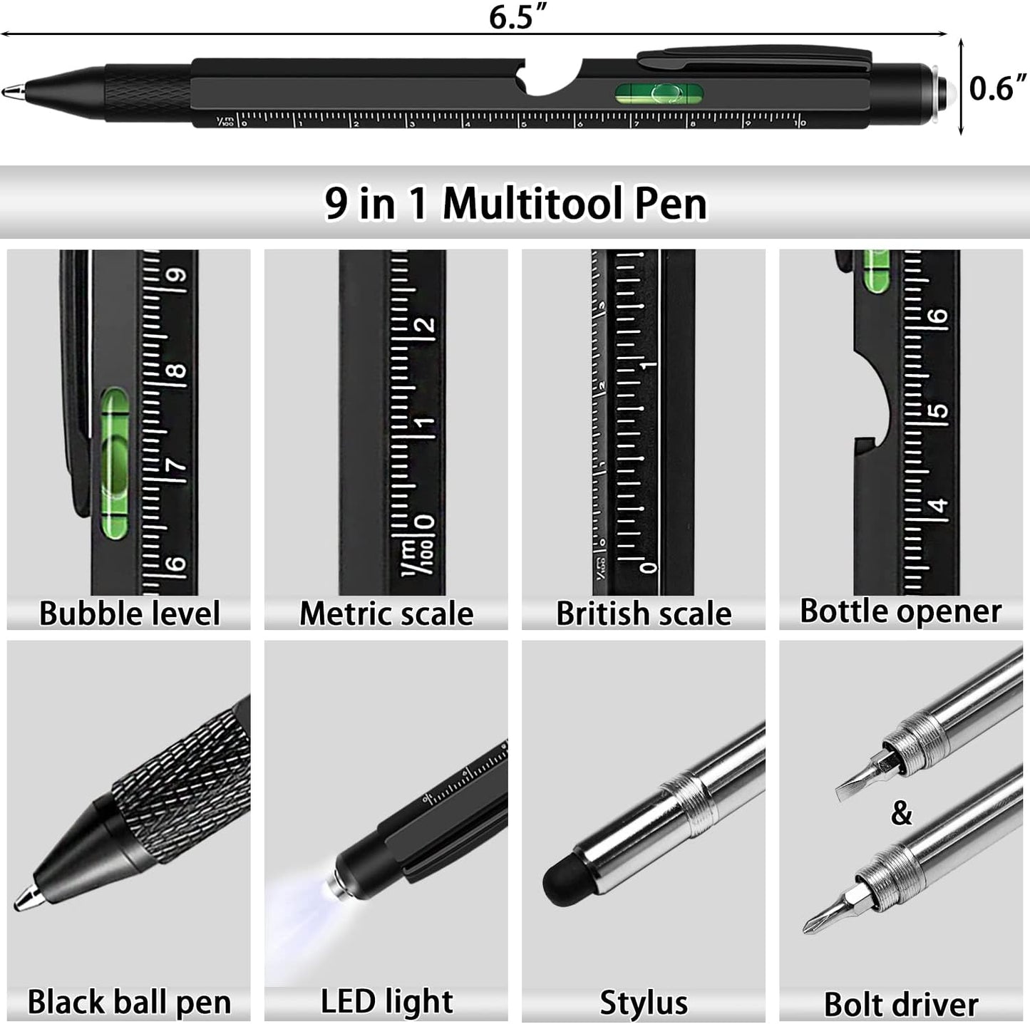 9-in-1 Multi-Tool Pen