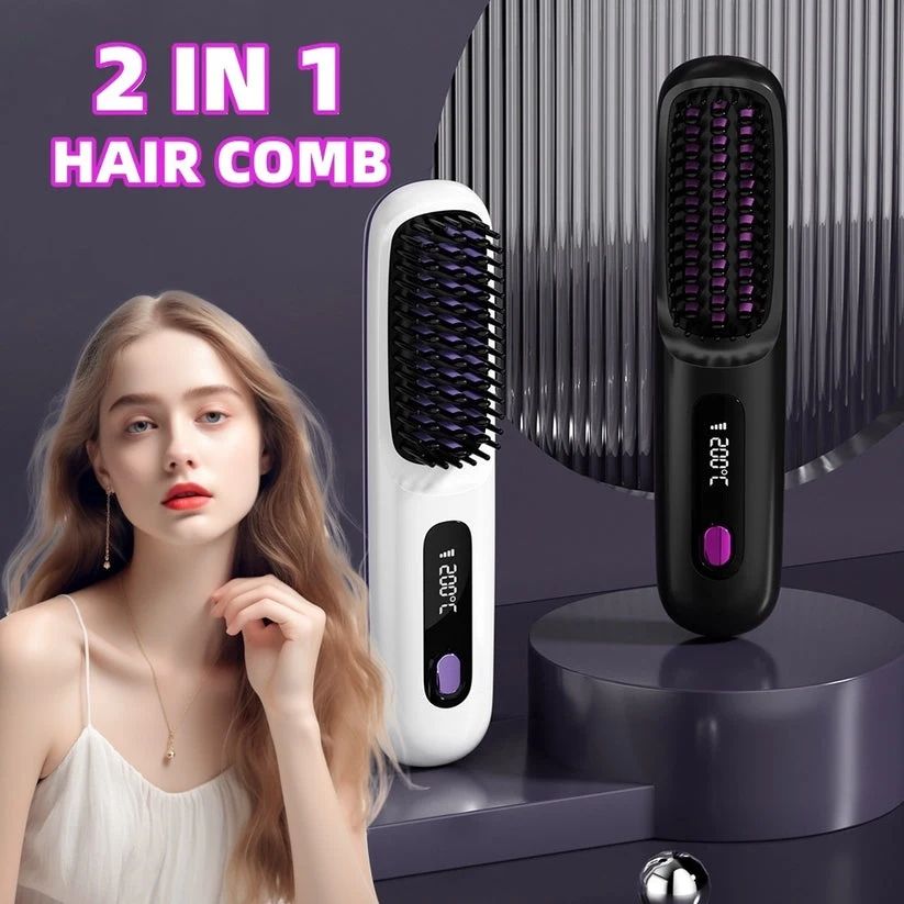 Electric Comb Hair Straightener