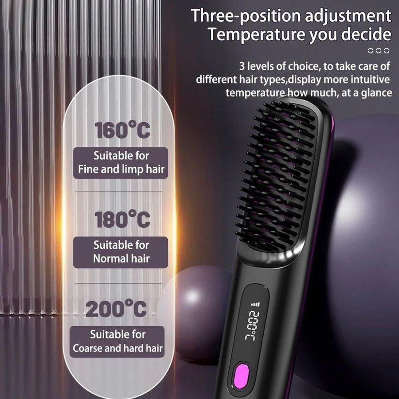 Electric Comb Hair Straightener