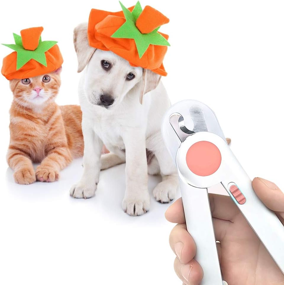 Pet nail clipper with LED