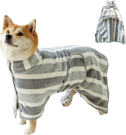 Dog bathrobe bath towel