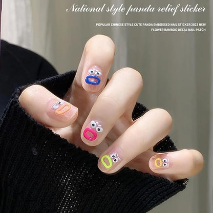 Cute Nail Stickers Nail Art for Girls (Pack of 5)