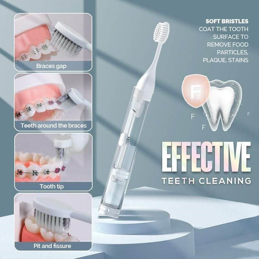 3 in 1 Portable Lightweight Toothbrush Set