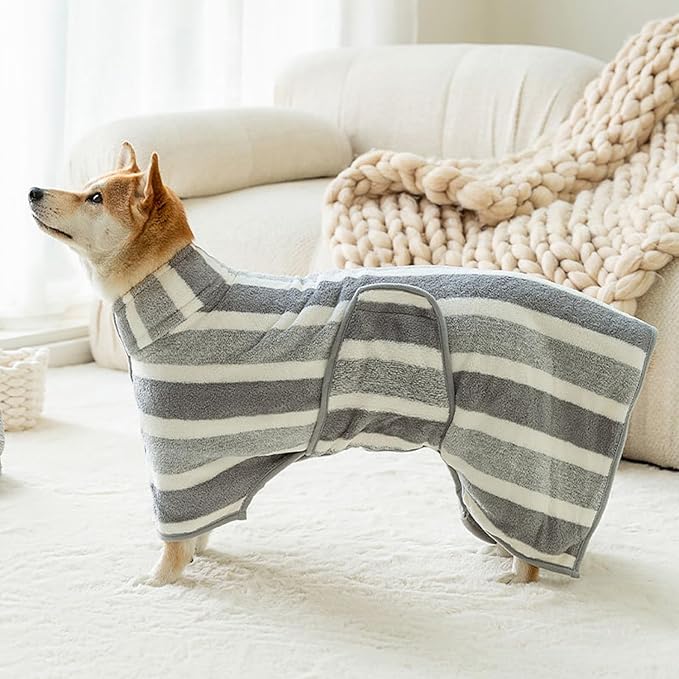 Dog bathrobe bath towel