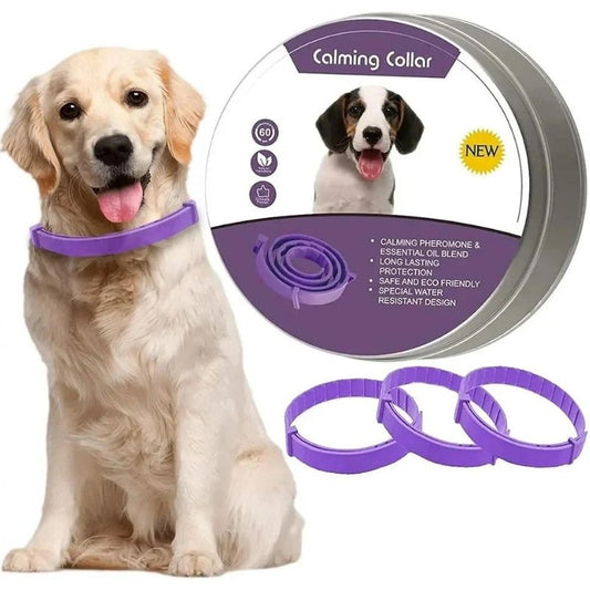 Pet calming collar for cats and dogs (Pack of 3)