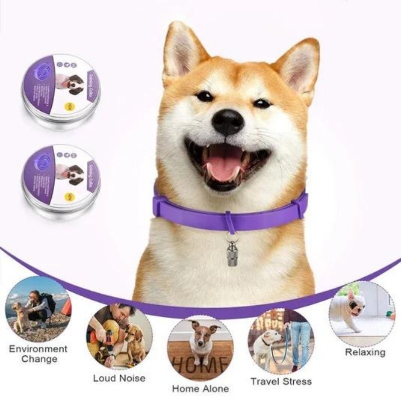 Pet calming collar for cats and dogs (Pack of 3)