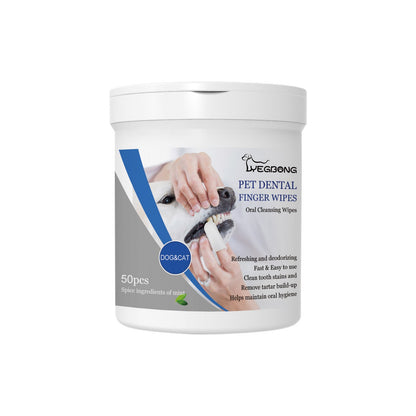 Pet Dental Finger Wipes