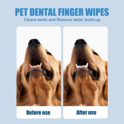 Pet Dental Finger Wipes