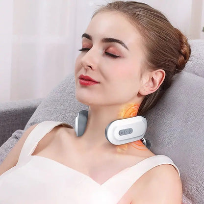 Electric cervical massager heating shoulder and neck massager