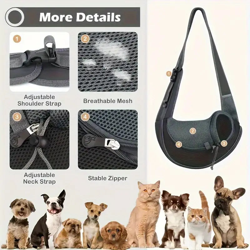 Pet Dog Cat Sling Carrier