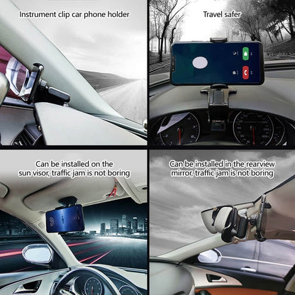 Multifunctional Car Dashboard Mobile Phone Holder