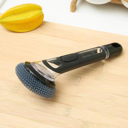 🪥Automatic liquid-adding multifunctional pot scrubbing brush