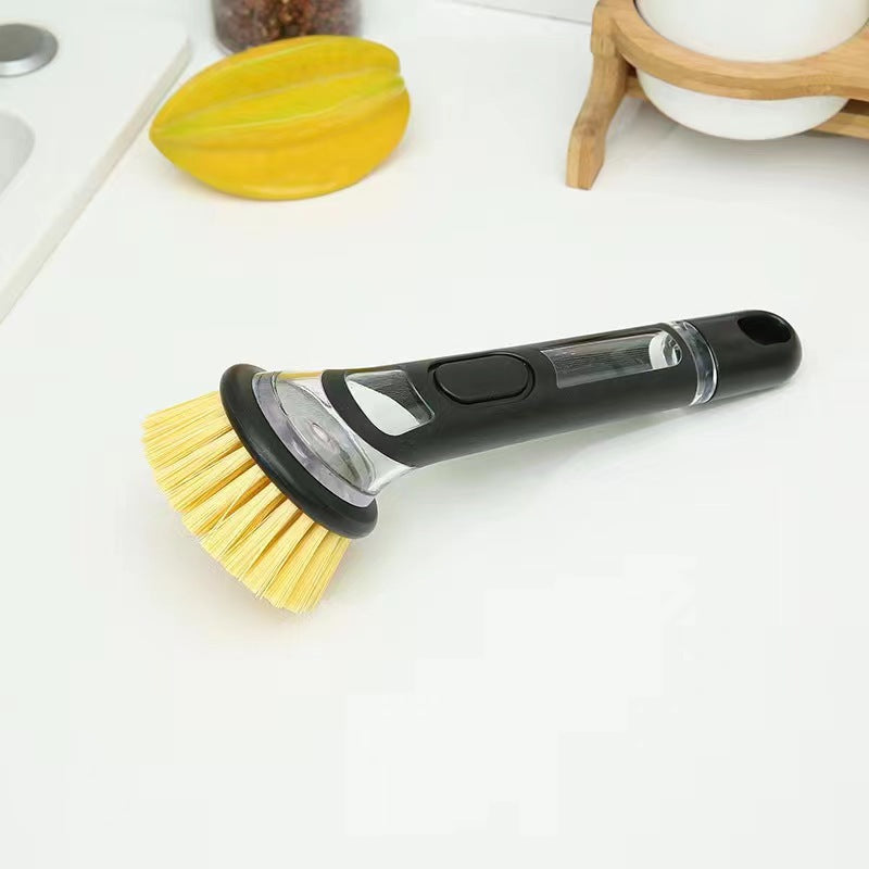 🪥Automatic liquid-adding multifunctional pot scrubbing brush